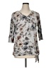 Dantelle Gray 3/4 Sleeve Top Size XL - photo 1