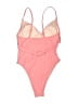 Cupshe Solid Pink One Piece Swimsuit Size M - photo 2