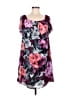 CeCe 100% Polyester Floral Purple Casual Dress Size M - photo 1