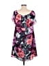 CeCe 100% Polyester Floral Purple Casual Dress Size M - photo 2
