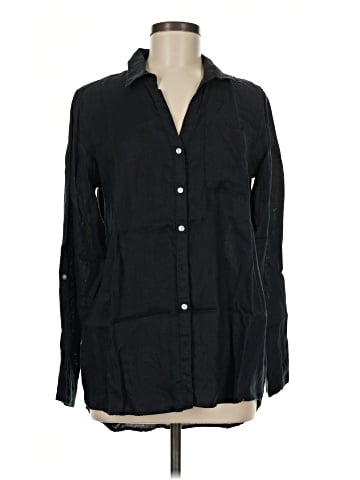 Sigrid Olsen Long Sleeve Button-Down Shirt (view 1)