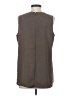 Soft Surroundings 100% Polyester Gray Sleeveless Blouse Size S - photo 2