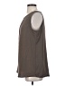 Soft Surroundings 100% Polyester Gray Sleeveless Blouse Size S - photo 5