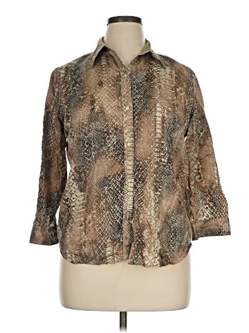 Lauren by Ralph Lauren 3/4 Sleeve Blouse (view 1)