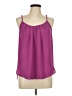 Pixley 100% Polyester Purple Sleeveless Blouse Size L - photo 1