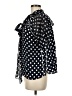 Reiss 100% Viscose Polka Dots Black 3/4 Sleeve Blouse Size 6 - photo 5