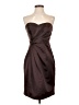 David's Bridal 100% Polyester Brown Cocktail Dress Size 4 - photo 1