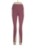 Active Life Color Block Burgundy Pink Active Pants Size L - photo 1