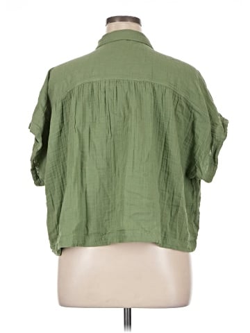 Old Navy 3/4 Sleeve Button-Down Shirt (view 2)