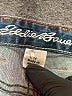 Eddie Bauer Chevron-herringbone Blue Jeans Size 14 - photo 4