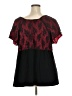Studio 1940 Black Short Sleeve Blouse Size 22 - photo 2