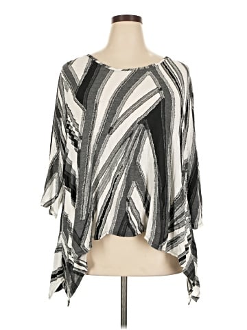 Simply Vera Vera Wang 3/4 Sleeve Blouse (view 1)
