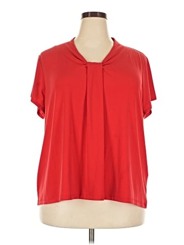 Dana Buchman Short Sleeve Blouse (view 1)