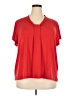 Dana Buchman Red Short Sleeve Blouse Size 2X - photo 1