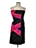 Jax Color Block Black Cocktail Dress Size 12 - photo 1