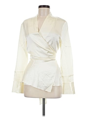 LILYSILK Long Sleeve Silk Top (view 1)