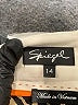 Spiegel 100% Polyester Solid Ivory Formal Skirt Size 14 - photo 4