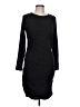 Express Solid Black Casual Dress Size L - photo 1