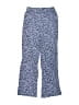 Lands' End 100% Polyester Paisley Blue Casual Pants Size 10 - 12 - photo 1