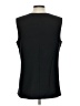 Theory 100% Polyester Black Sleeveless Blouse Size L - photo 2
