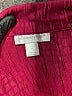 Christopher & Banks 100% Polyester Tweed Burgundy Jacket Size M - photo 6