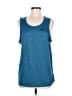 Nike 100% Polyester Blue Active Tank Size M - photo 1