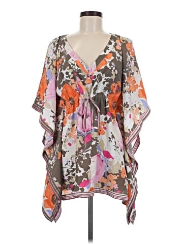 New York & Company Short Sleeve Blouse (view 1)