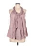 Violet & Claire 100% Polyester Pink Sleeveless Blouse Size M - photo 1