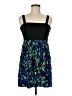 Aqua 100% Rayon Print Blue Cocktail Dress Size M - photo 1