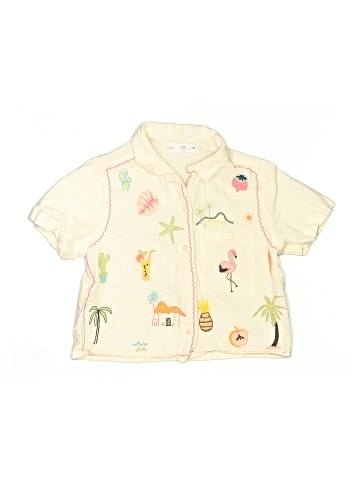 Zara Short Sleeve Button-Down Shirt (view 1)
