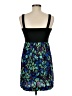 Aqua 100% Rayon Print Blue Cocktail Dress Size M - photo 2