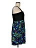 Aqua 100% Rayon Print Blue Cocktail Dress Size M - photo 4
