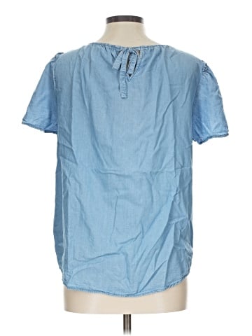 LC Lauren Conrad Short Sleeve Blouse (view 2)