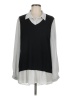 Unbranded Color Block Black Sleeveless Blouse Size M (estimated) - photo 1