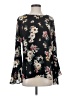 Vince Camuto 100% Polyester Floral Black 3/4 Sleeve Blouse Size S - photo 1