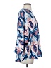 Renee C. Blue 3/4 Sleeve Blouse Size XS - photo 4