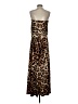 Boston Proper Animal Print Brown Casual Dress Size XS - photo 2