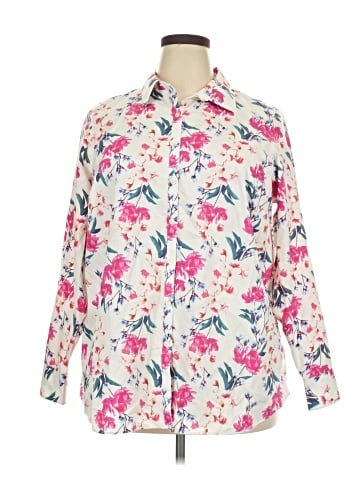 Lands' End Long Sleeve Button-Down Shirt (view 1)