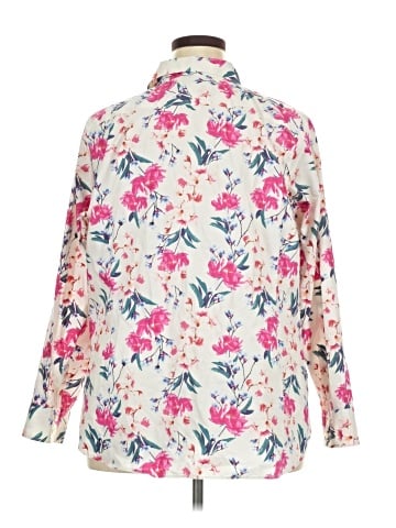 Lands' End Long Sleeve Button-Down Shirt (view 2)