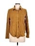 Knox Rose 100% Rayon Brown Long Sleeve Button-Down Shirt Size M - photo 1