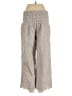 Sundance Chevron-herringbone Silver Linen Pants Size S - photo 2