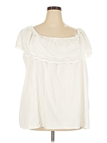 St. John's Bay Short Sleeve Blouse (view 1)
