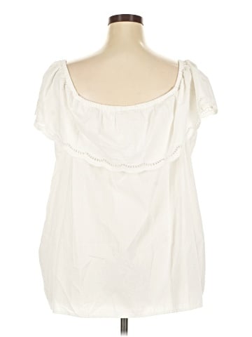 St. John's Bay Short Sleeve Blouse (view 2)