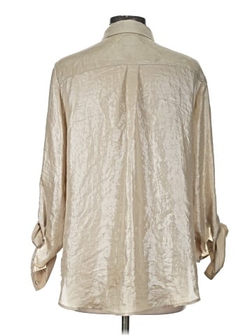 Chico's 3/4 Sleeve Button-Down Shirt (view 2)