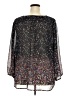 Fun2Fun 100% Polyester Silver 3/4 Sleeve Blouse Size 3XL - photo 2