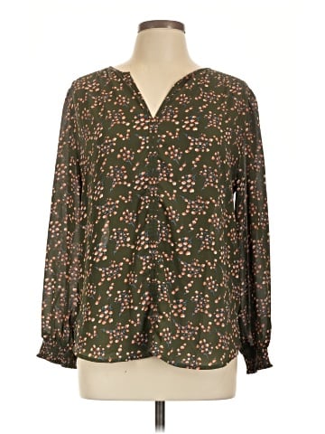 Monday Fun Long Sleeve Blouse (view 1)
