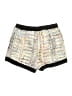 Grey Lab Los Angeles 100% Polyester Tweed Ivory Shorts Size M - photo 1