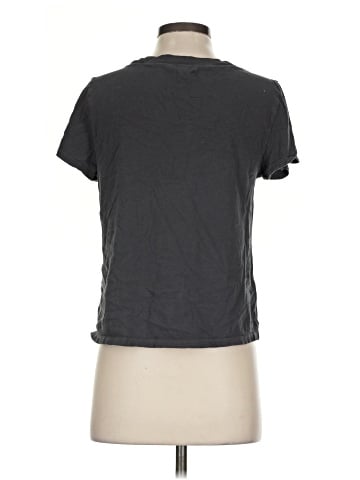 Madewell Softfade Cotton V-Neck Crop Tee (view 2)