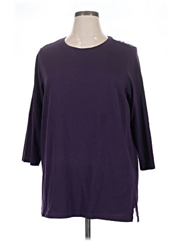 Lands' End 3/4 Sleeve Top (view 1)