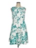 Alyx Print Teal Cocktail Dress Size 16 - photo 1